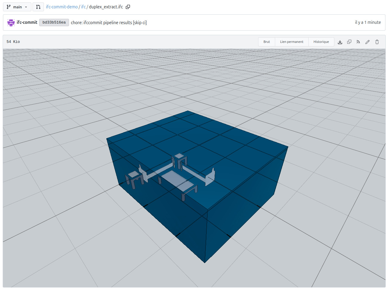 duplex_extract.ifc on the forge