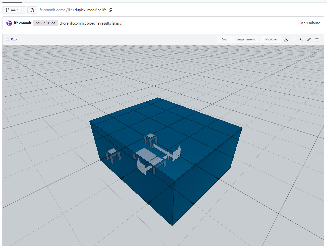 duplex_modified.ifc on the forge